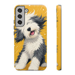 Sheepdog Hair Flip Phone Case Funny Dog Lover Gift