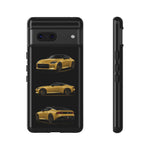 Gold Fairlady Z Classic Sports Car Tough Phone Case - 3 View