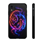 Neon Tiger and Koi Phone Case | Tough Case