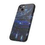 Skyline GT-R R34 Bayside Blue Tokyo Night Art Tough Phone Case