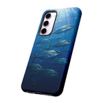 Amberjack School Phone Case, Open Water Sunlight Tough Cover