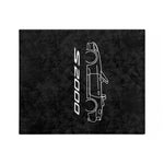 S2000 Roadster Line Art Microfiber Throw Blanket JDM Car Gift