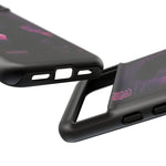 Melancholy Data Poster Phone Case, Glitch Anime Sky Tough Cover