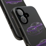Purple R33 Skyline GTR JDM Sports Car Phone Case Tough Multi View