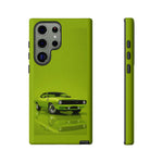 Green Cuda Muscle Car phone case for Gear Heads