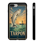 Tarpon Fishing Phone Case Saltwater Angler Tough Cover Gift