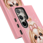 Shih Tzu Princess Kawaii Chibi Puppy Pet Dog Art Tough Phone Case