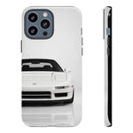White NSX Phone Case, Retro 90s JDM Supercar Cover, Gift for Car Lovers