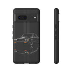 Grand National Phone Case, Black 87 Muscle Car Stripe Studio Cover