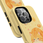 Orange Tabby Loaf Kawaii Chibi Pet Cat Art Tough Phone Case