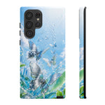 Copy of Silver Butterflies Tough Case | Blue Sky Water Droplets Phone Cover
