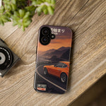 Datsun 240Z Classic JDM Sports Car Sunset Art Tough Phone Case