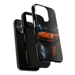 Orange C6 Neon Car Meet Tough Phone Case