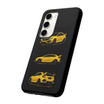 Yellow Type R Sports Car Phone Case Tough JDM Hot Hatch Multi View Print
