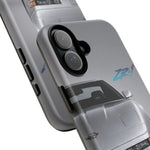 Silver C4 ZR1 Front View phone case | tough case for Vette Drivers