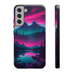 2 Rounds Canada Retina Artwork Vaporwave Phone Case – Landscape Aesthetic