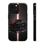 Camaro ZL1 Phone Case, Black Red Racing Stripe Studio Cover, Gift