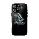 Tarpon Fishing Phone Case, Saltwater Portrait Black Cover, Gift