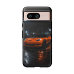 Orange C6 Neon Car Meet Tough Phone Case
