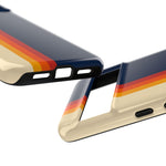 Retro Rainbow Stripe Phone Case | Tough Phone Case