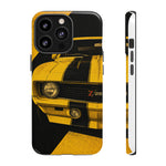 Z28 Yellow Camaro Retro Poster Tough Phone Case