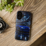 Skyline GT-R R34 Bayside Blue Tokyo Night Art Tough Phone Case