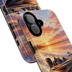 Sunset Bass Fishing Boat phone case | Tough Cover