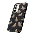 Vintage Ghost Pattern phone case | Halloween spooky stars design