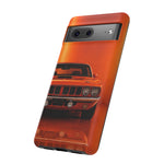 Orange Cuda Phone Case, 71 Classic Muscle Car Tough Cover