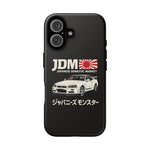 R34 Skyline GT-R JDM Rising Sun Tough Phone Case Cover Gift