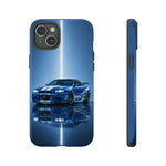 Blue R34 Skyline Phone Case, JDM Sports Car Racing Stripe Studio Cover