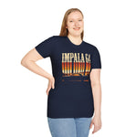 Impala 64 Retro Sunset Car T-Shirt Classic Lowrider Graphic Tee