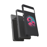 Great Dream Wave Circular Badge Vaporwave Phone Case – Japanese Aesthetic