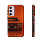 Orange Cuda Phone Case, 71 Classic Muscle Car Tough Cover