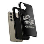 White S2000 Roadster Collage JDM Tough Phone Case Cover Gift