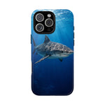 Tiger Shark Phone Case, Dappled Blue Water Tough Cover