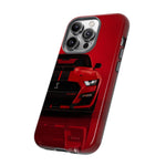 Red Mustang Art Phone Case, GT500 American Muscle Car Tough Cover