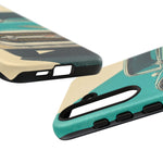 1957 Bel Air Turquoise Retro Tough Phone Case Classic Car Art Cover
