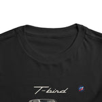 1964 Ford Thunderbird Toddler T-Shirt – Classic Black T-Bird Kids Tee