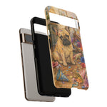 Guilty French Bulldog Phone Case, Confetti Watercolor Cover