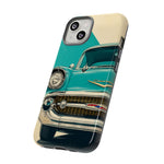 1957 Bel Air Turquoise Retro Tough Phone Case Classic Car Art Cover