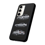 Silver Prelude Sports Coupe Tough Phone Case for JDM Fans