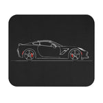 2019 C7 Corvette Mouse Pad Side Profile Chevy Sports Car
