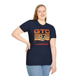 GTO 67 Retro Sunset Car T-Shirt Classic Muscle Graphic Tee