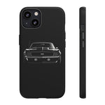 1969 Camaro Black Restomod Front Tough Phone Case Cover Gift