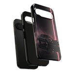 FC RX-7 Pink Neon Fog Column Tough Case
