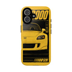 S2000 Spa Yellow Retro 90s JDM Car Tough Phone Case