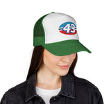 #43 Retro Racing Trucker Cap Hat | Classic Stock Car Style Mesh Snapback