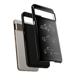 Black Silverado Classic Pickup Tough Phone Case for Chevy Truck Fans