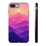 Pastel Mountain Haze Vaporwave Art Tough Phone Case